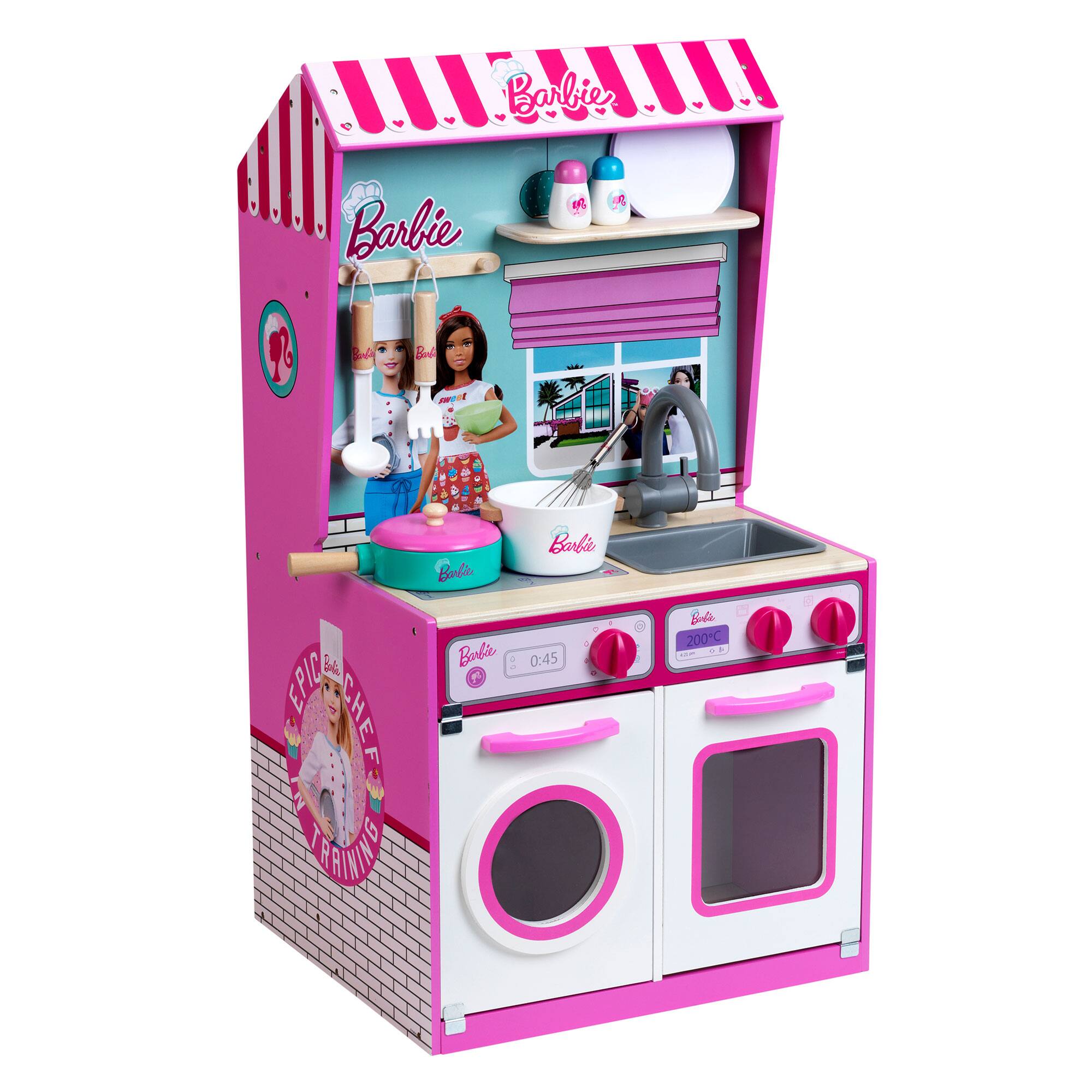 Barbie Barbie D0 S Bd B4 i EPIC CHEF F Tm Barke Barbie - - Barbi 9 4 0:45 B4 200C . - + - - M