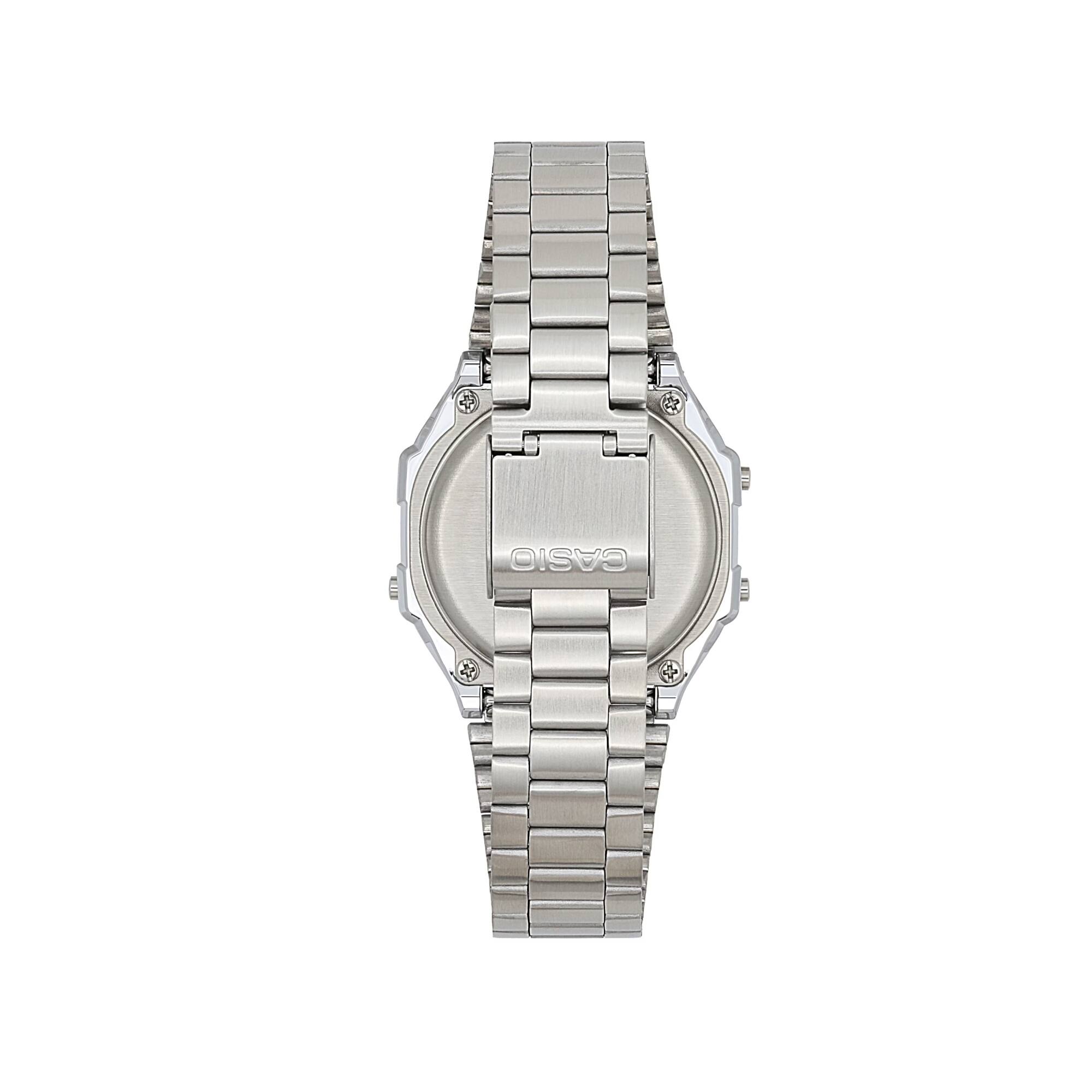 Casio Vintage Digital Stainless Steel Bracelet Watch A 168WA 1Q