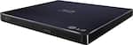 Front. LG - 8x External USB 2.0 Blu-ray Disc Double-Layer DVD±RW/CD-RW Disc Rewriter - Black.