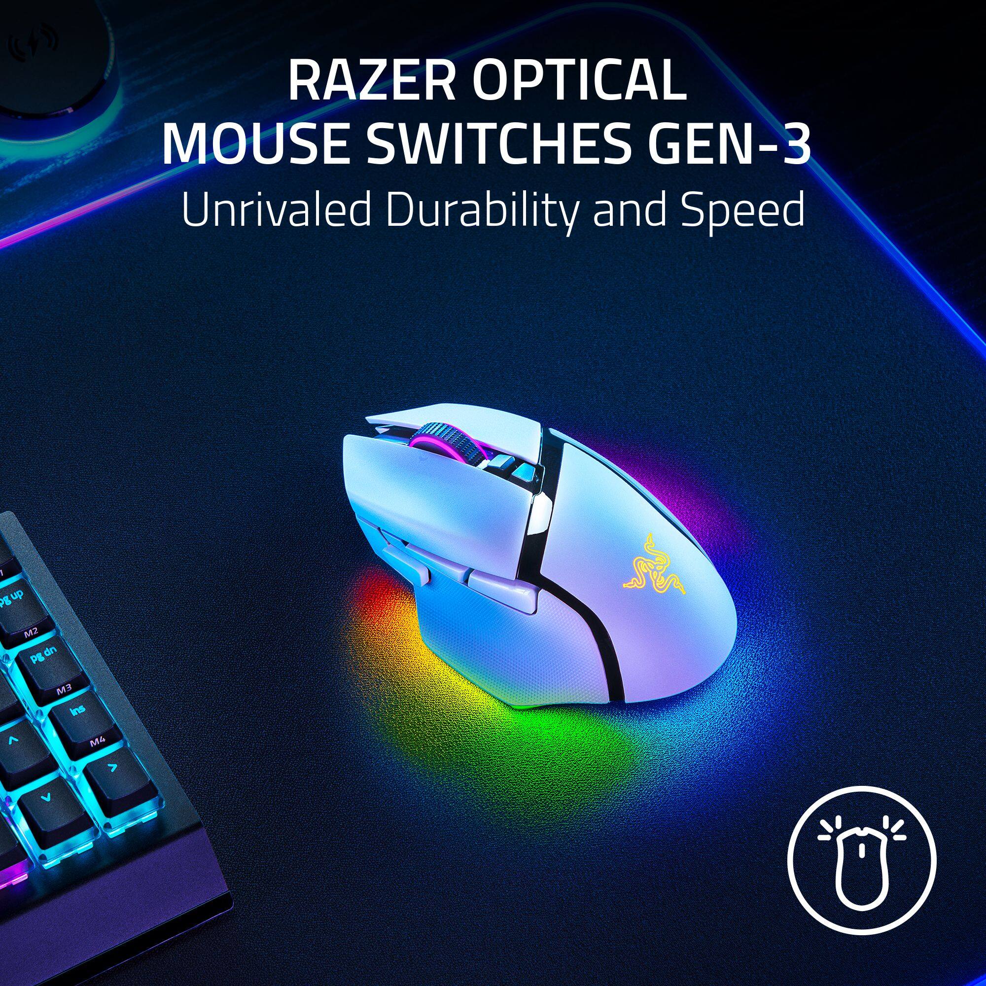 RAZER OPTICAL MOUSE SWITCHES GEN-3 Unrivaled Durability and Speed
