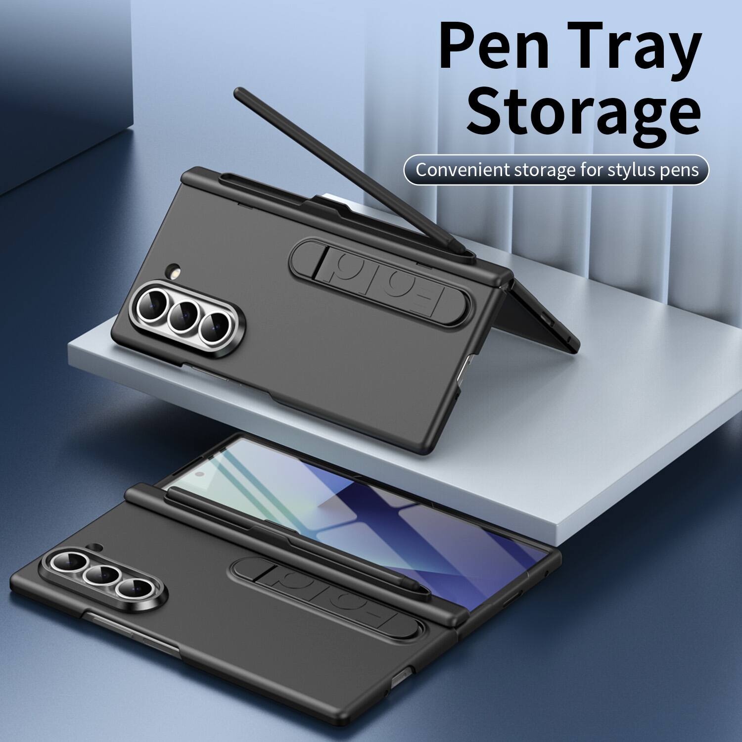 Pen Tray Storage  
Convenient storage for stylus pens
