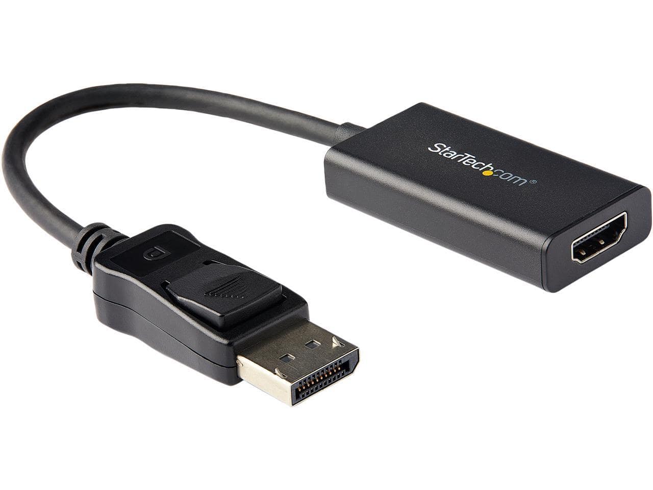 StarTech.com - DP2HD4K60H DisplayPort to HDMI Adapter with HDR - 4K 60Hz - Black - DP to HDMI Converter