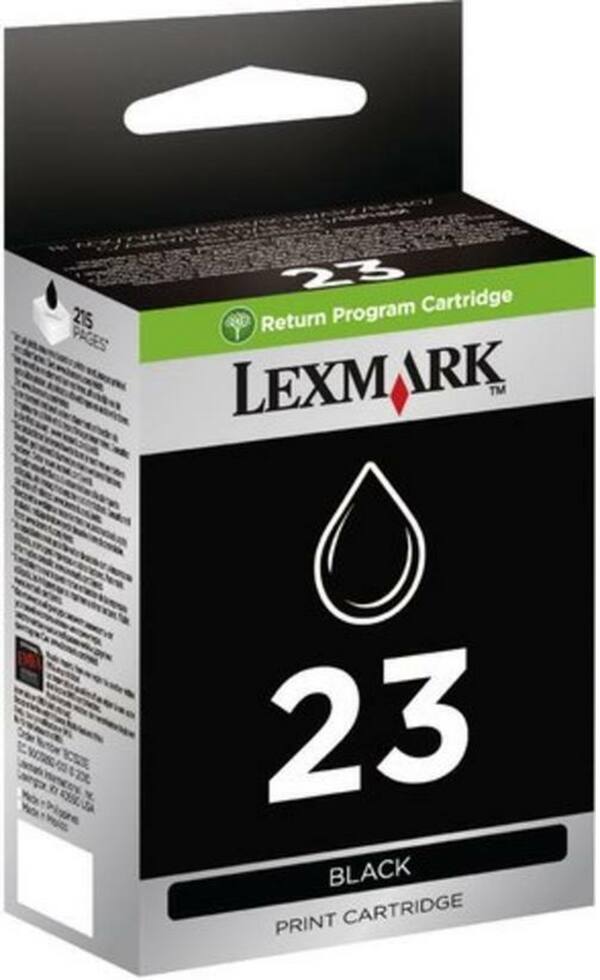 215 Pages  
Return Program Cartridge  
LEXMARK™  
23  
BLACK  
PRINT CARTRIDGE