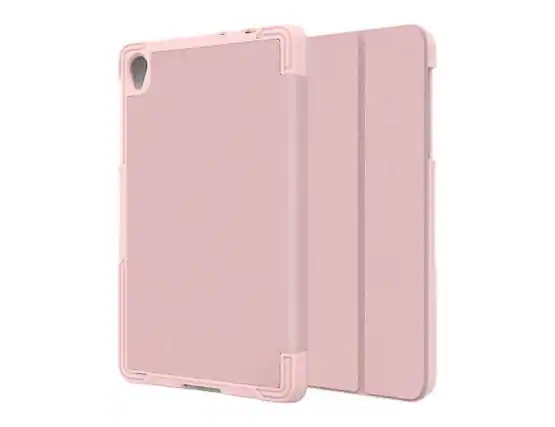 Front. Verizon - Verizon Folio Case and Screen Protector for Lenovo Tab 4 8 Plus | Color: Pink - Pink.
