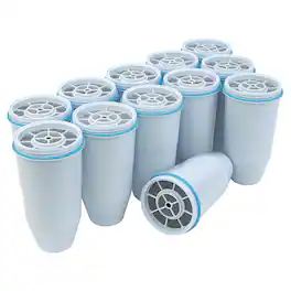 ZeroWater - Filters for Water Filter Pitchers (12-Pack) - White