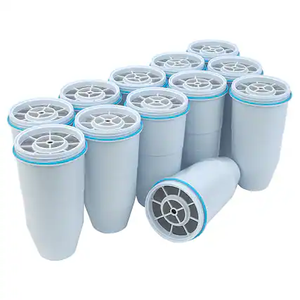 Angle. ZeroWater - Filters for Water Filter Pitchers (12-Pack) - White.