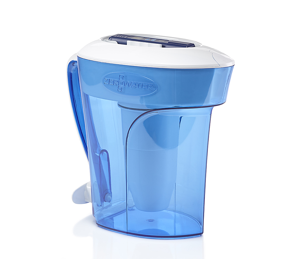 ZeroWater - 10-Cup Water Filtration Pitcher - Blue