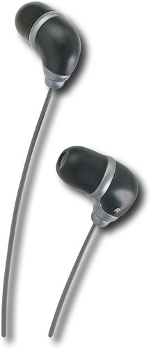  JVC - Marshmallow Earbud Headphones for Most Apple® iPod® and iPhone Models - Black