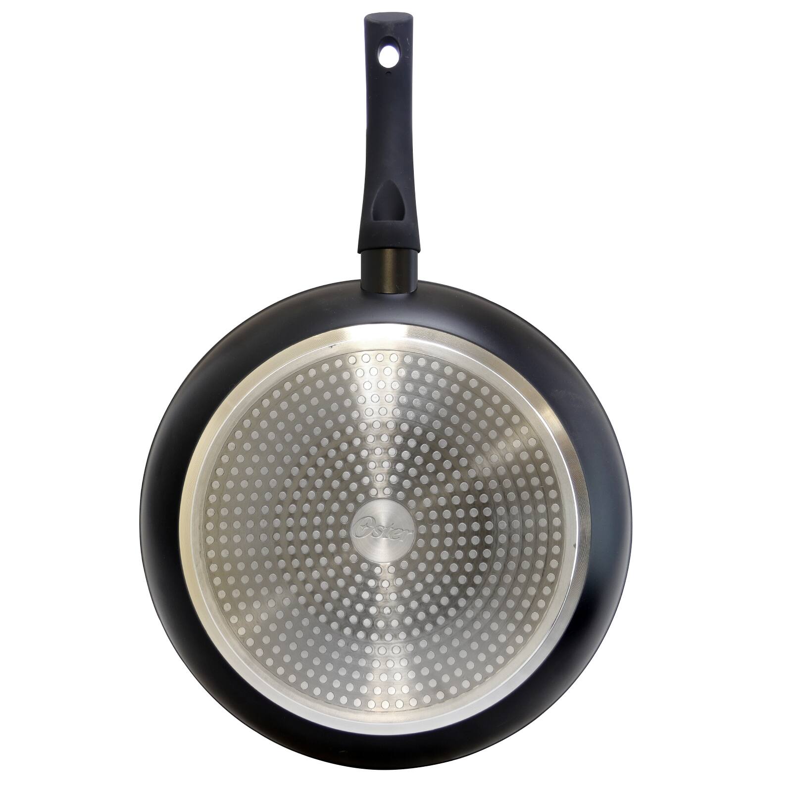 Alt View 1. Oster - Oster Allston 12 Inch Aluminum Nonstick Frying Pan in Black - Black.