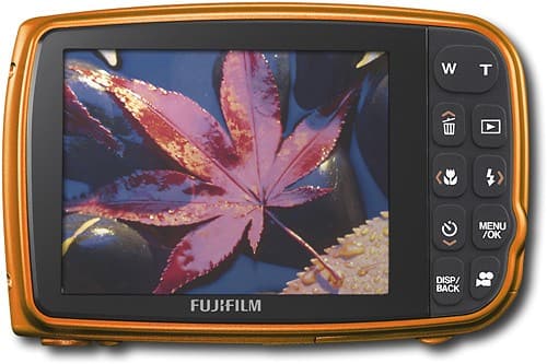 フジフィルム FUJIFILM FINEPIX Z10 fd オレンジ デジカメ