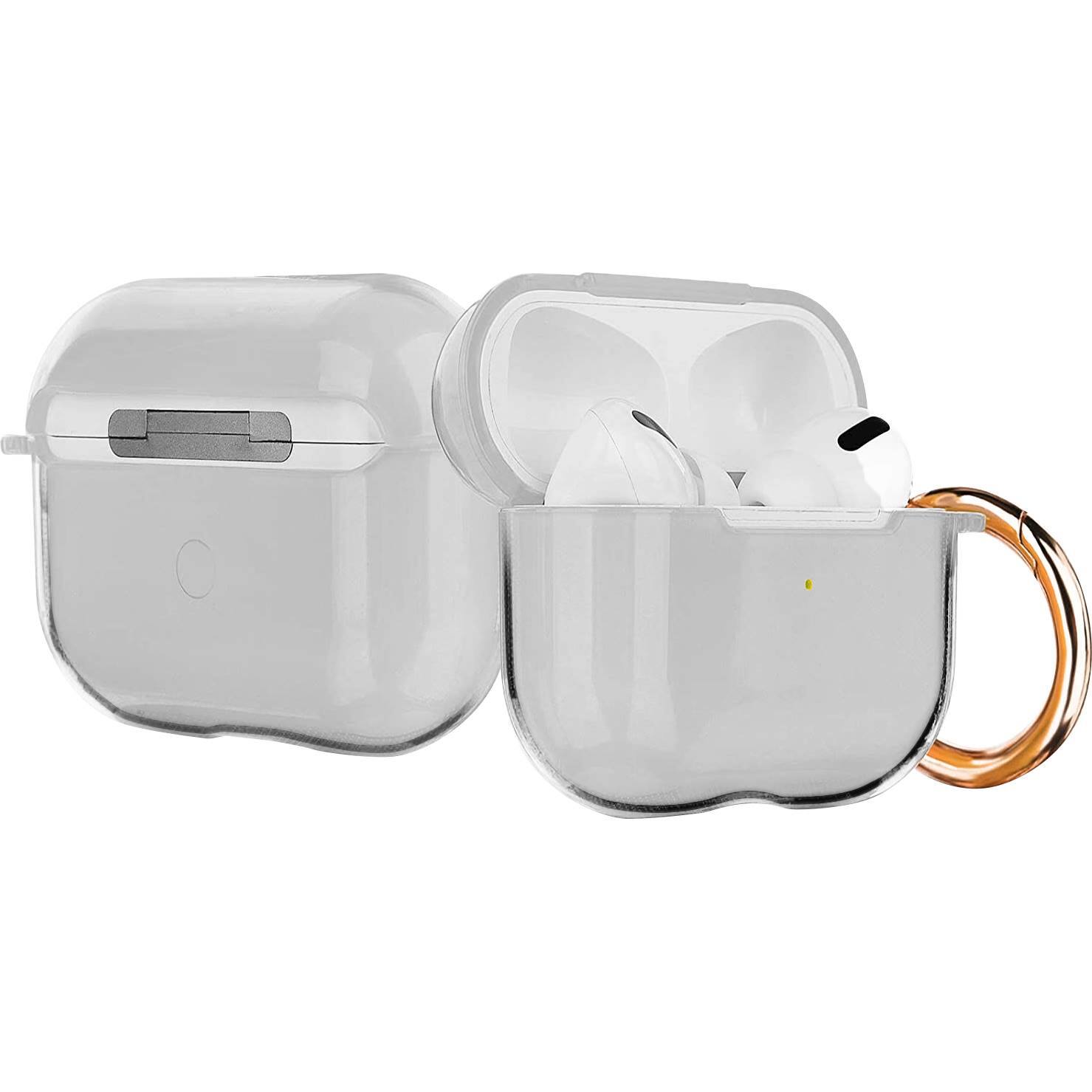 Alt View 13. SaharaCase - Hybrid Flex Series Case for Apple AirPods 3 (3rd Generation) - Transparent Black.