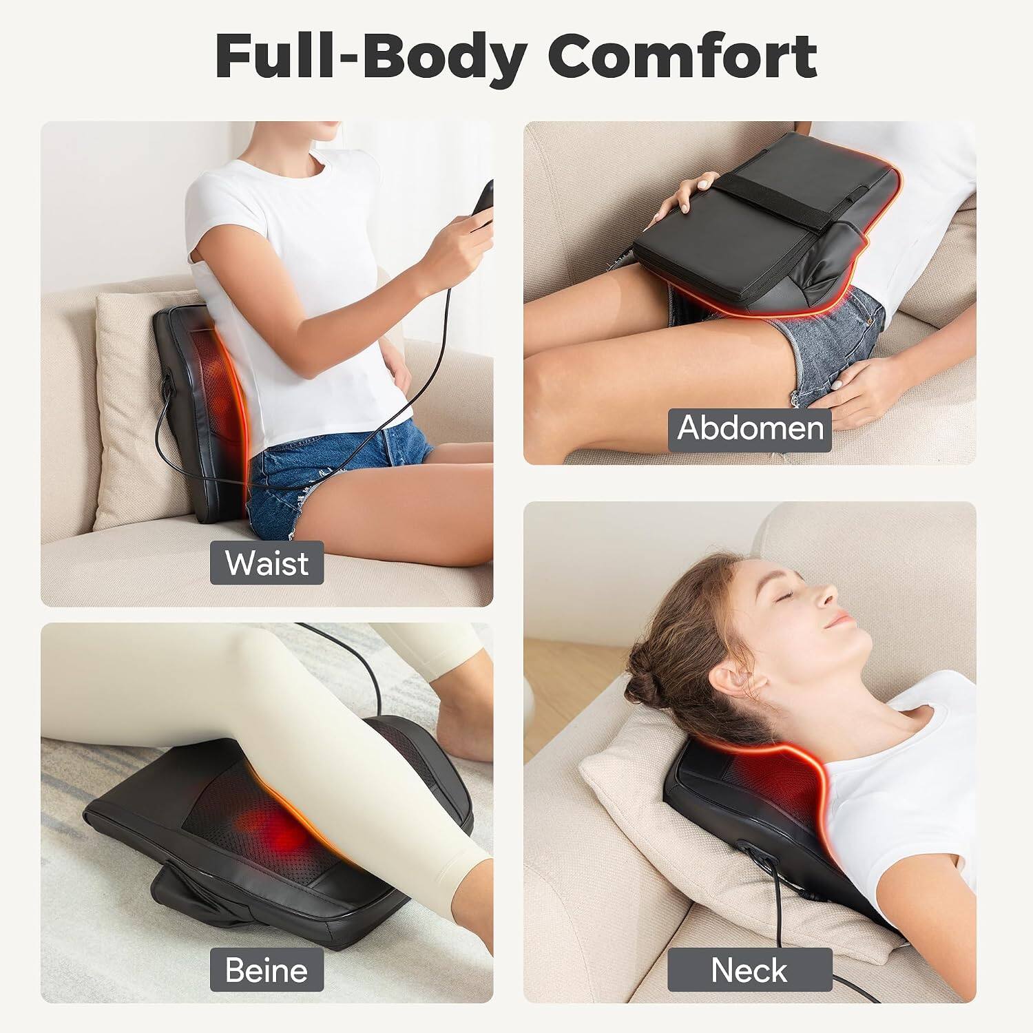 Full-Body Comfort  
Abdomen  
Waist  
Beine  
Neck