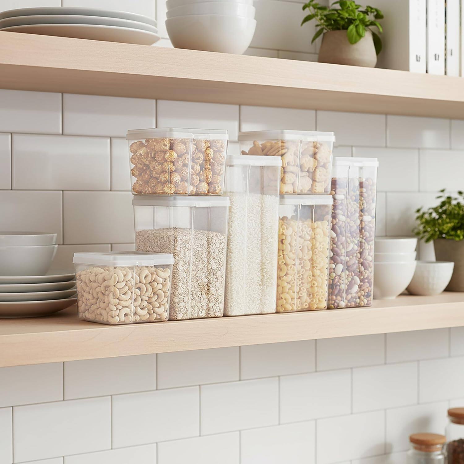 Alt View 3. IRIS USA - IRIS USA Food Storage Containers with Flip-Top Lid.