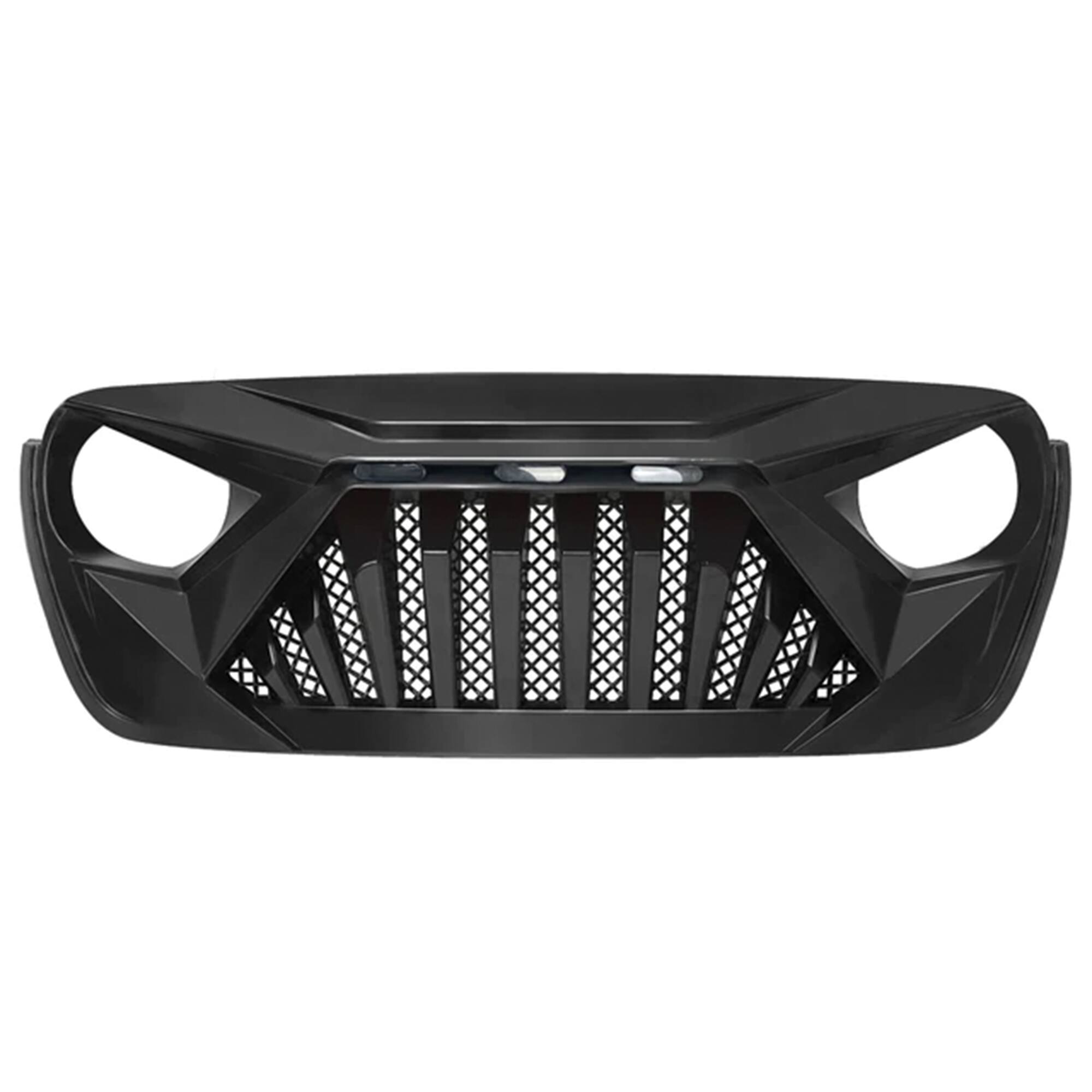 Alt View 8. AMERICAN MODIFIED - AMERICAN MODIFIED Goliath Grille for 2018+ Wrangler JL and 2020+ Gladiator JT - Matte Black.