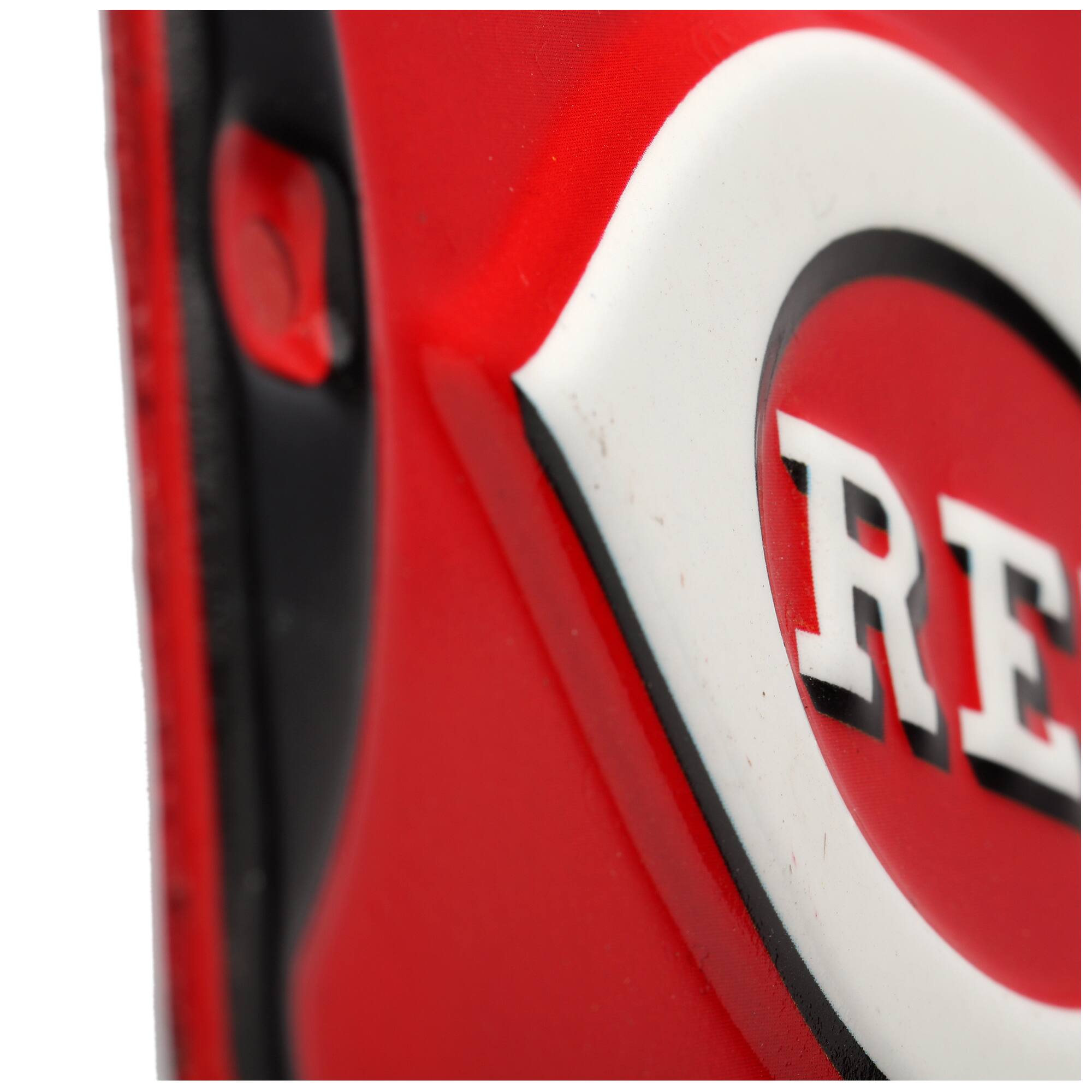 Alt View 3. Open Road Brands - Cincinnati Reds 5'' x 20'' Metal Street Sign - Multicolor.