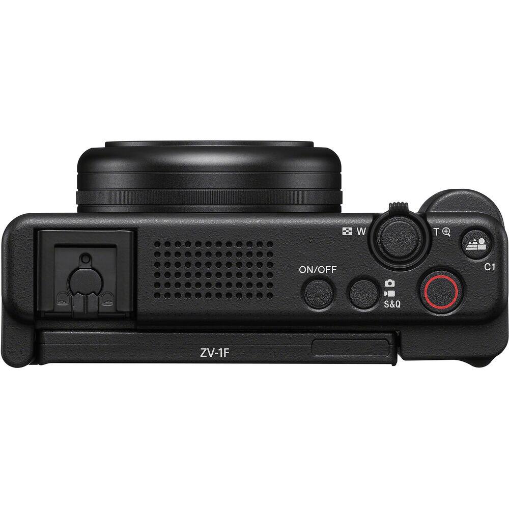 Sony ZV 1F Vlogging Camera (ZV1F/B) + Case + 64GB Card + Tripod +