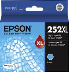 Epson - 252XL High-Yield Ink Cartridge - Cyan - Front_Zoom