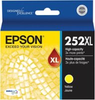 Epson - 252XL High-Yield Ink Cartridge - Yellow - Front_Zoom