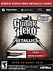 Front Detail. Guitar Hero: Metallica Pre-Order Offer - Nintendo Wii.