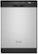 Front Standard. KitchenAid - Architect Series II 24" Tall Tub Built-In Dishwasher - Black-on-Stainless.