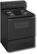Angle Standard. Hotpoint - 30" Freestanding Electric Range - Black-on-Black.