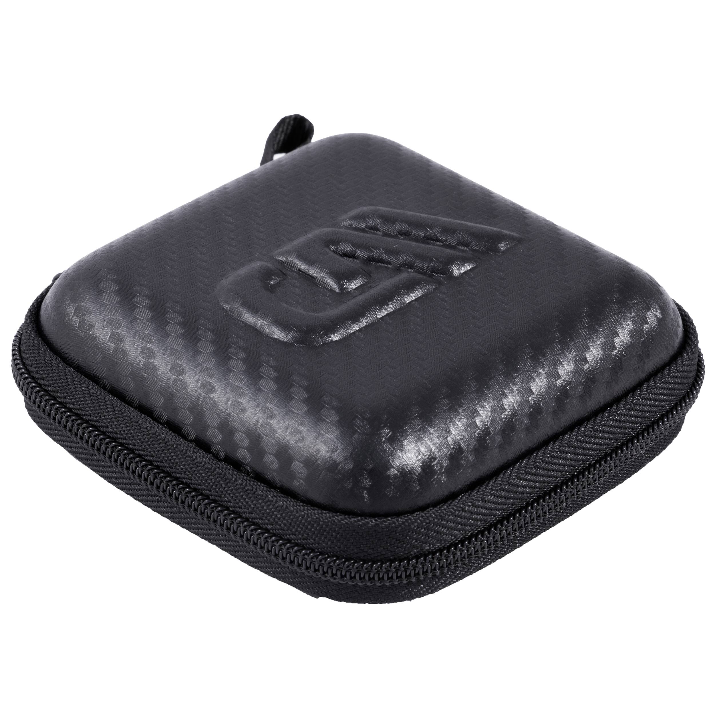 Back. CASEMATIX - Hard Shell Carry Case for Beats Powerbeats Fit Wireless Earbuds Charging Case - Includes Case Only - Black.