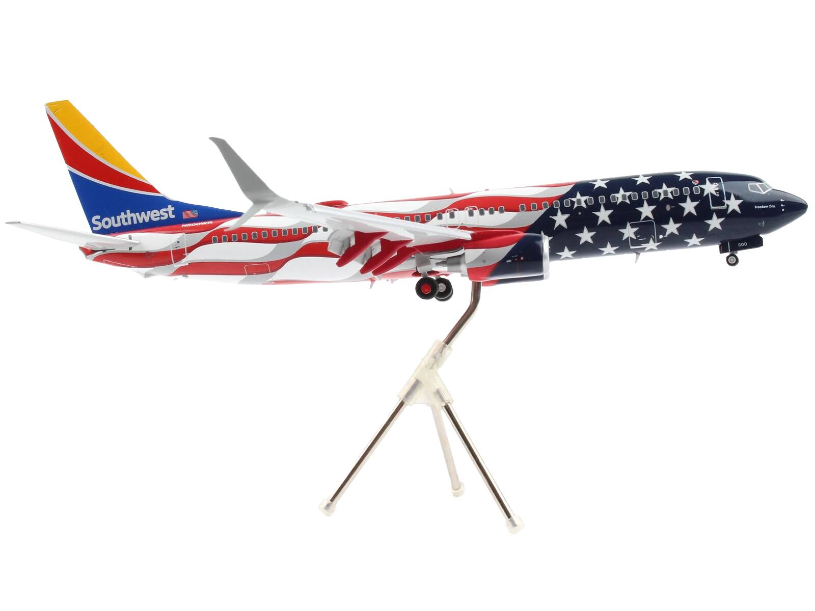 Southwest  
N500WN  
Red, White & Blue  
500