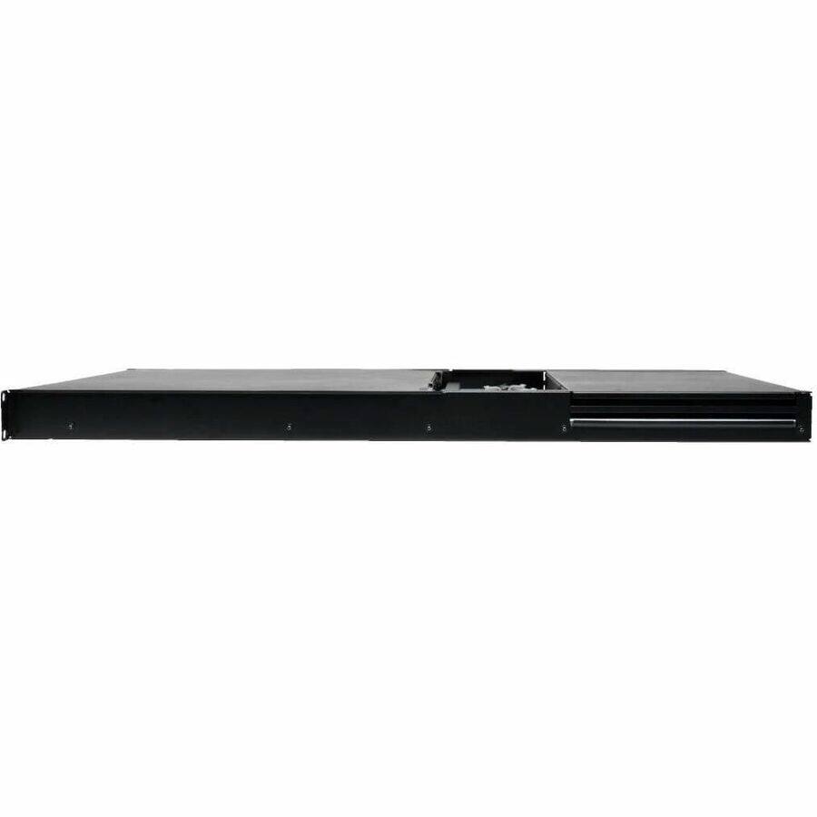 Alt View 4. Tripp Lite - 16-Port Cat5 1U Rack-Mount 1+1 User Console KVM Switch with 19-in. LCD and IP Remote Access - Black.