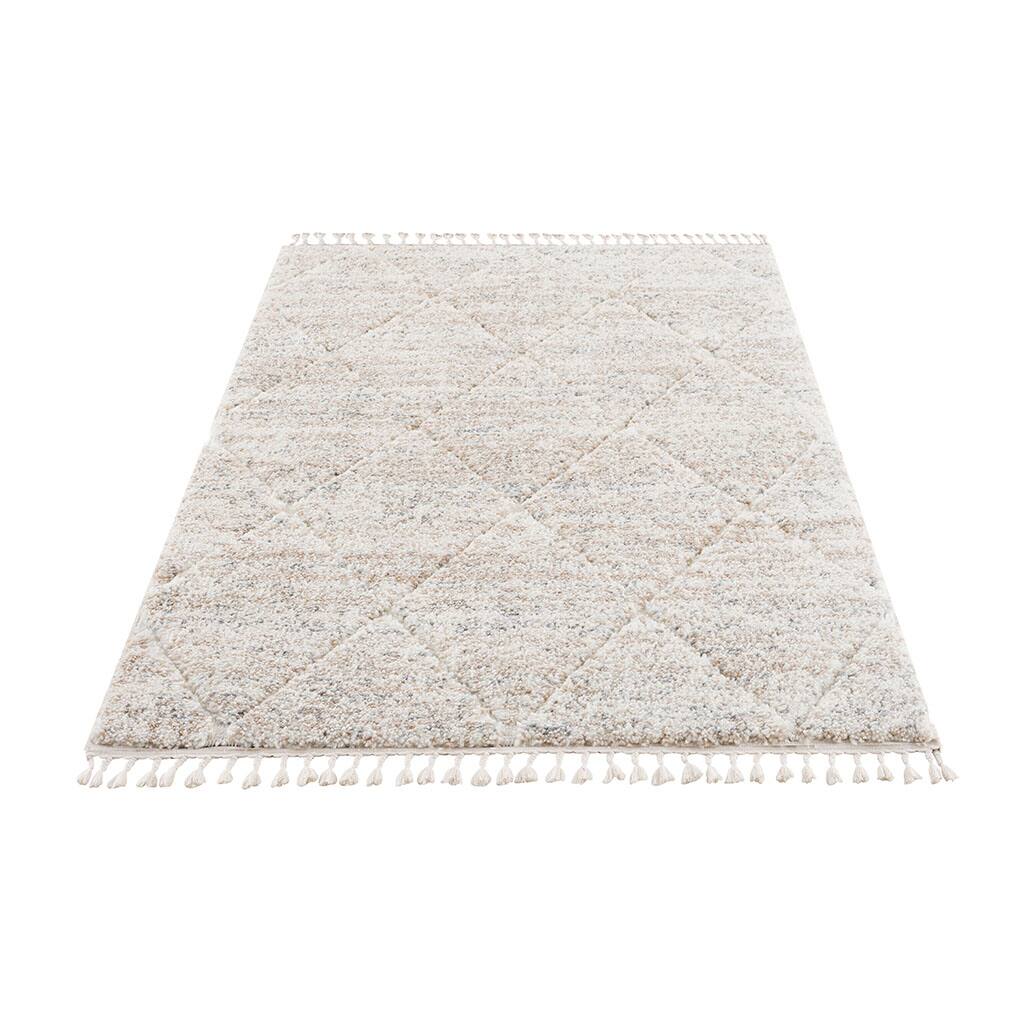 Alt View 4. TinyHomie - Talas Trellis Area Rug in Cream - Cream.