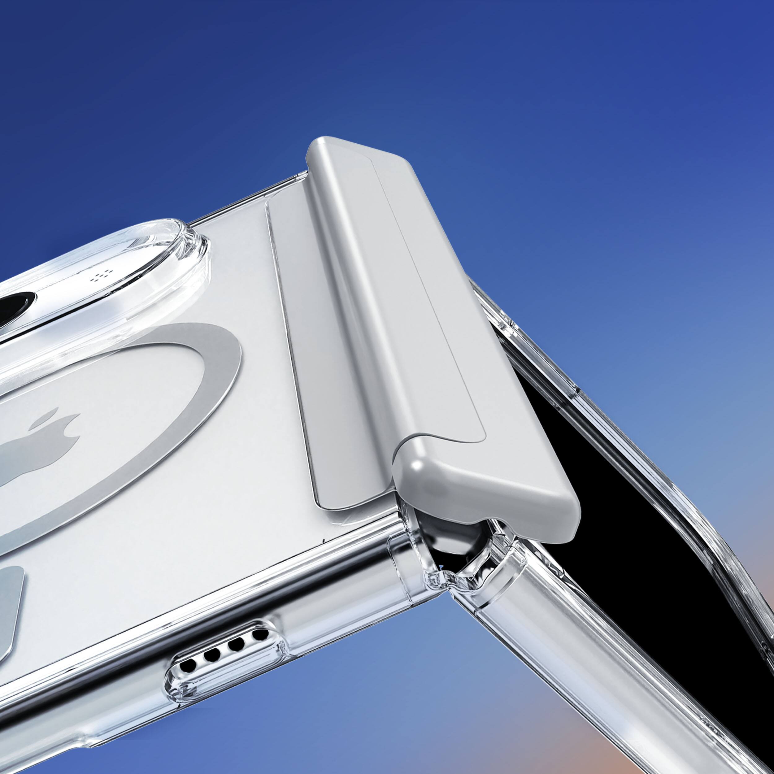 Alt View 3. Speck - Presidio Perfect Clear Case with MagSafe for Apple iPhone Duo - Clear.