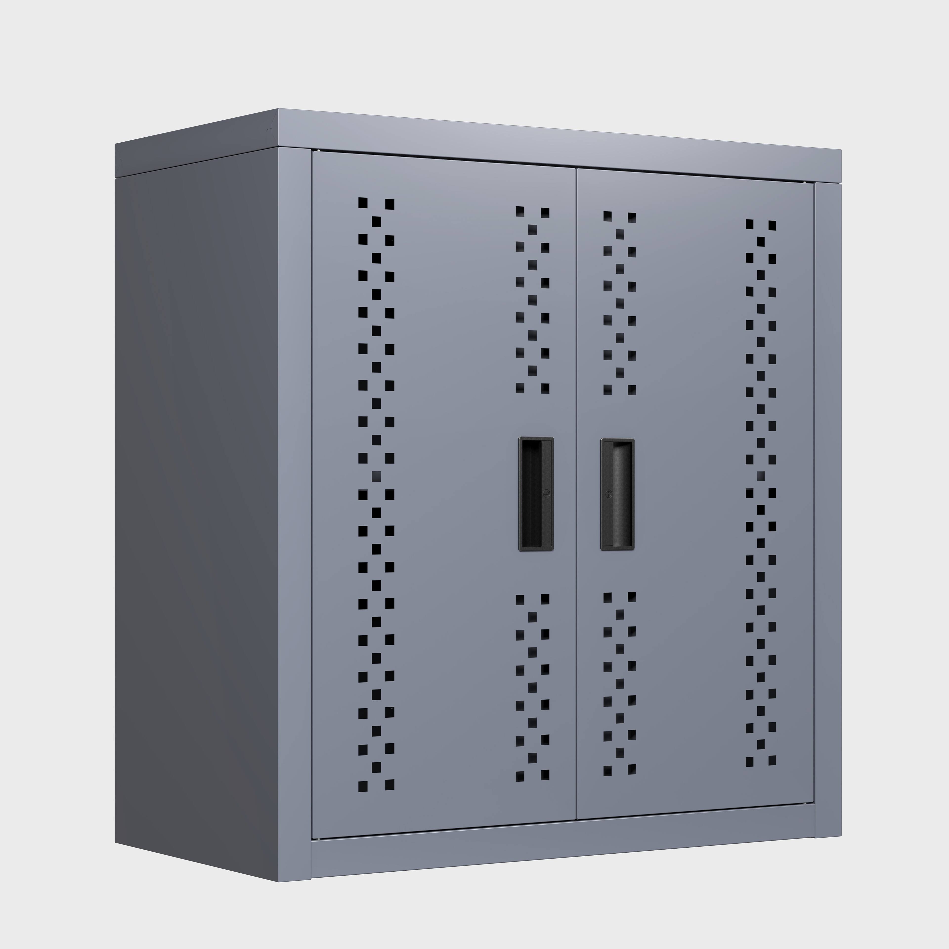 Front. Dexmalle - Dexmalle-Wall Mounterd Metal Garage Cabinet with Door,suit for Office/Warehouses-Gray.