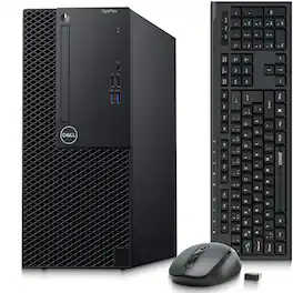 Dell - Refurbished Excellent - OptiPlex Tower Computer Desktop PC | Intel i5-8th | 8GB DDR4 RAM | 128GB SSD | Wireless KB & M | Wi-Fi | Windows11 - Black