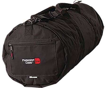 Front. Gator - Drum Hardware Bag - 14″ x 36″, with Durable 600-Denier Nylon Construction and Reinforced Carry Handles.