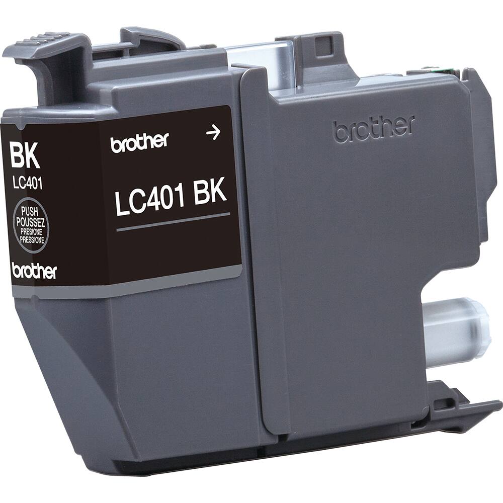 BK LC401 PUSH POUSSEZ PRESIONE PRESSIONE brother LC401 BK brother