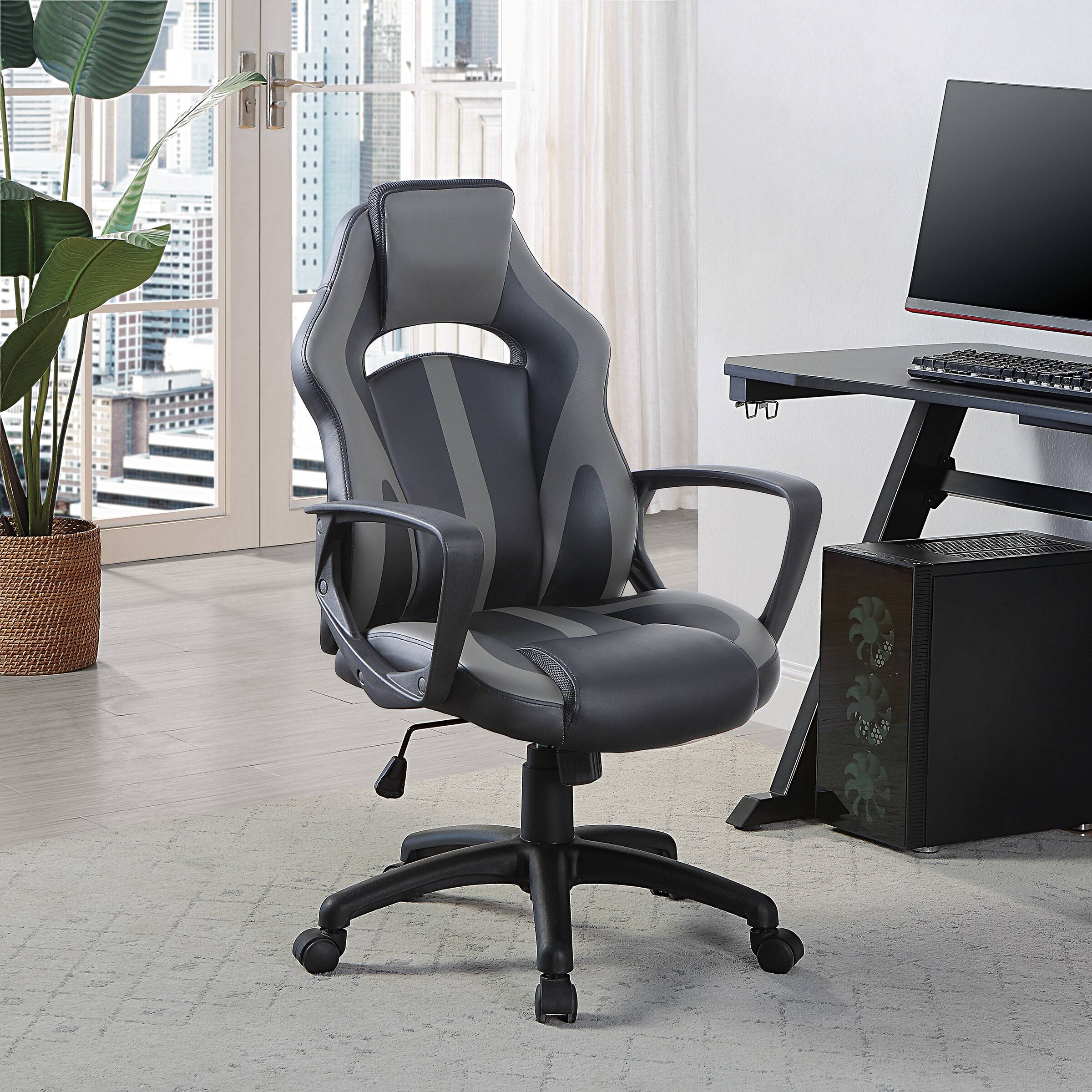 Alt View 15. OSP Home Furnishings - Influx Gaming Chair - Gray.