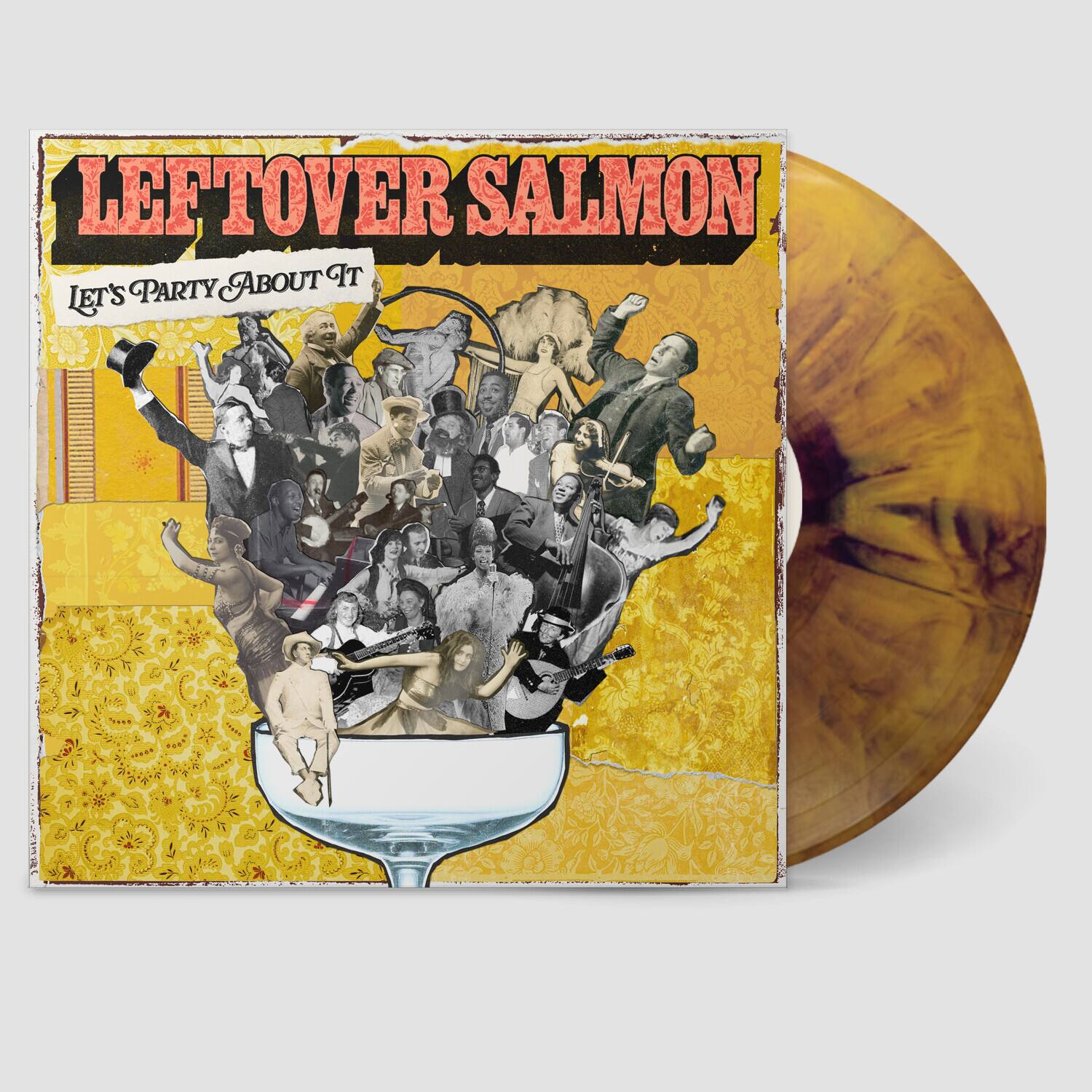 Leftover Salmon - Let's Party About It - Deep Yellow / Purple Twisted  - VINYL LP