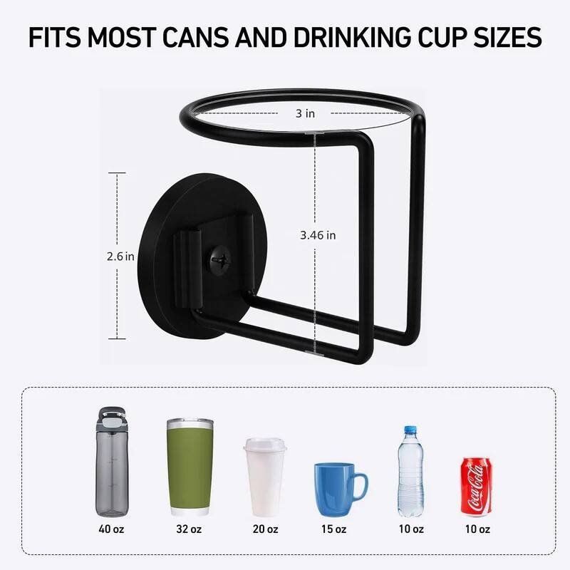 FITS MOST CANS AND DRINKING CUP SIZES

3 in
3.46 in
2.6 in

40 oz
32 oz
20 oz
15 oz
10 oz
10 oz