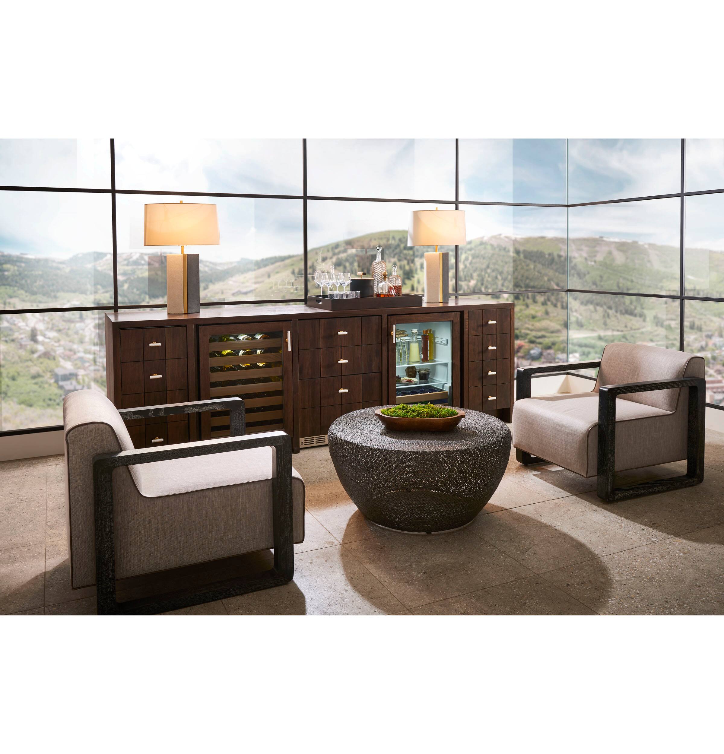 Alt View 25. Monogram - 5.0 Cu.Ft. Built-In Compact Refrigerator with Adjustable Temperature Control - Custom Panel Ready.