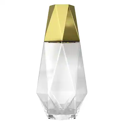 Front. Jay Import - Geometric Gold Carafe Set 37.2 OZ. - Gold.