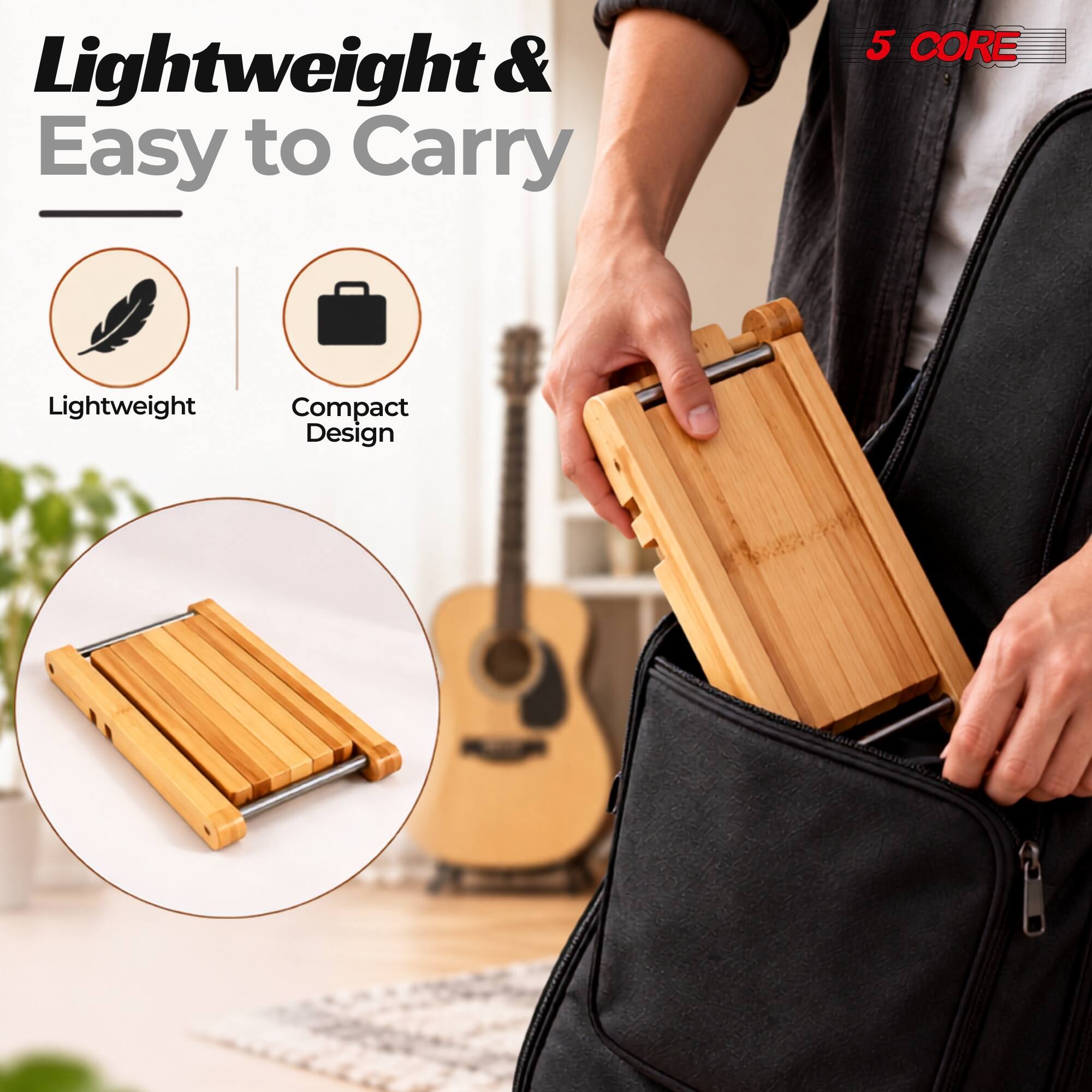 Lightweight & Easy to Carry

5 CORE

Lightweight

Compact Design