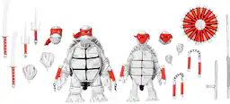 Teenage Mutant Ninja Turtles (Mirage Comics) 7" Scale Action Figure - Black and White First Turtles