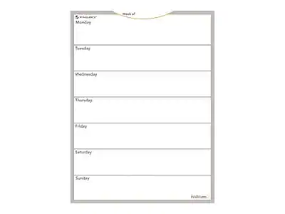 Monday
Tuesday
Wednesday
Thursday
Friday
Saturday
Sunday
Week of