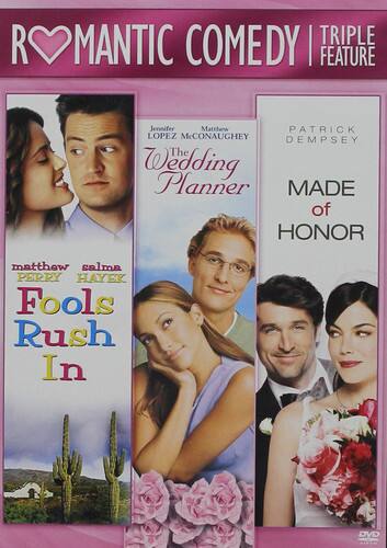 Front. Fools Rush in (1997) / Made of Honor / The Wedding Planner   - DVD.