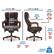 The image shows a comparison of two different types of chairs, one with a back height of 26.5" and the other with a back height of 32.5". The chairs have a depth of 32.5" and 20" respectively. The inside seat width is 21.5" for both chairs. The seat height for the first chair is 23" with a minimum of 20" and a maximum of 25". The second chair has a seat height of 23" with a minimum of 20" and a maximum of 25". The chair height for both chairs is a minimum of 44" and a maximum of 47". The weight capacity for both chairs is 400 lbs.