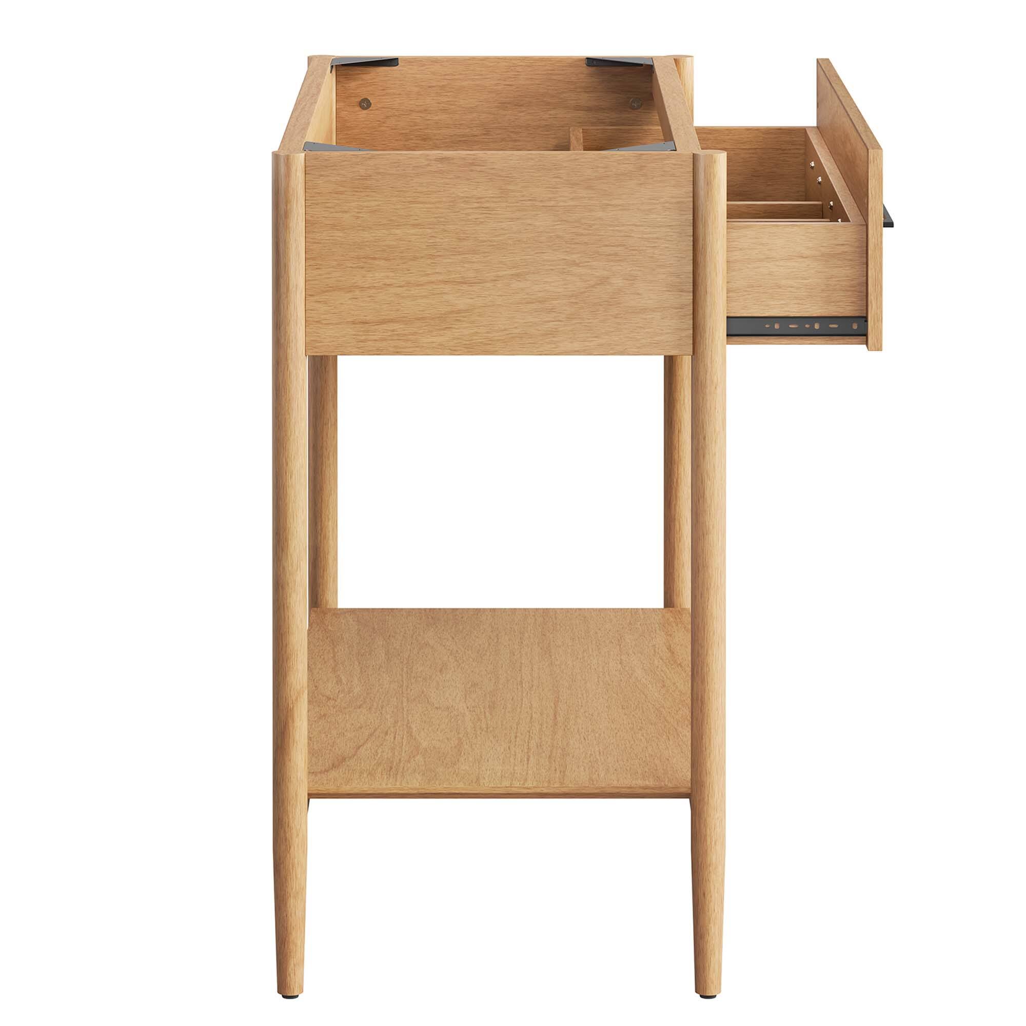 Alt View 5. Modway - Zaire Bathroom Cabinet Basin Not Included by Modway - Natural.