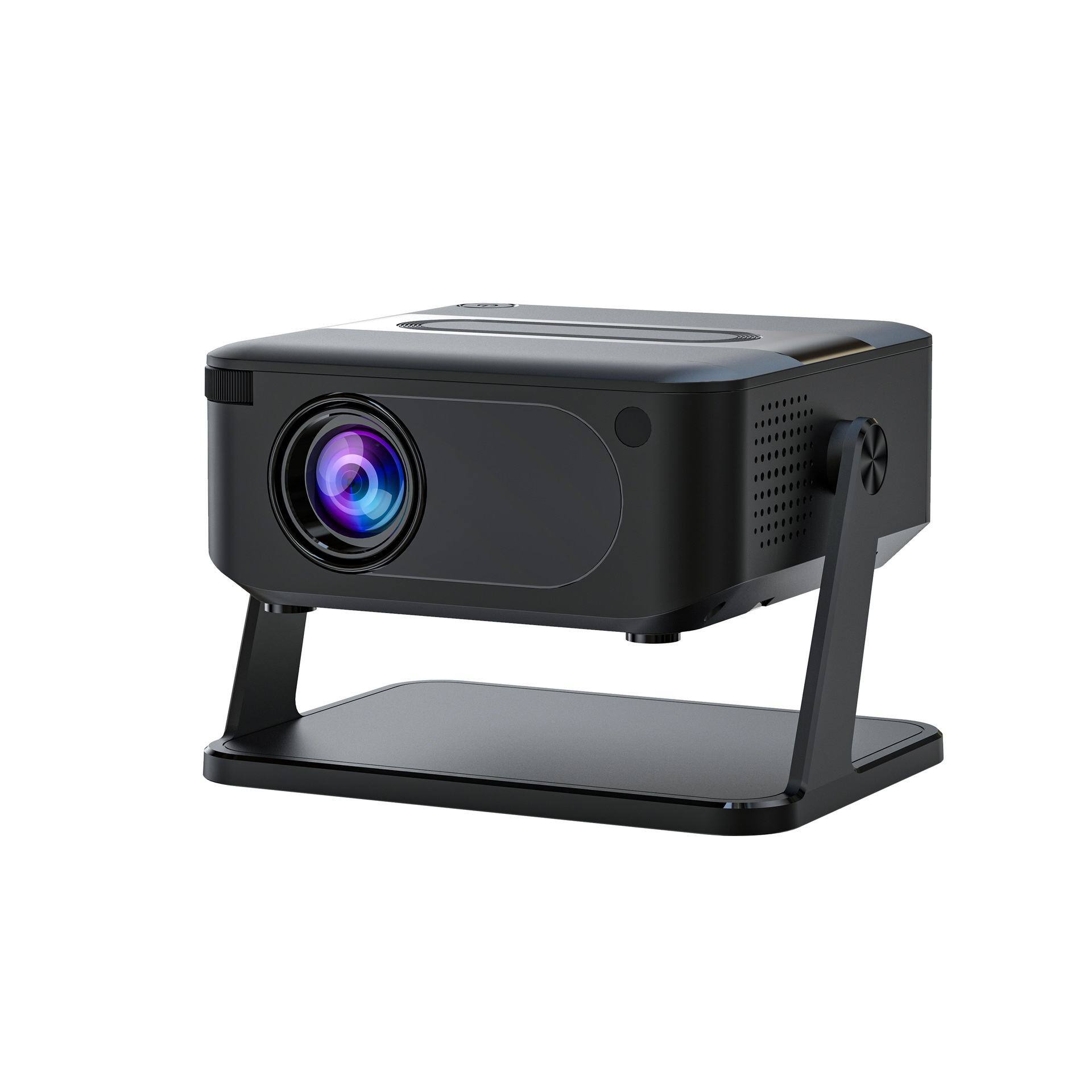 Front. Cluzine - 4K Ultra HD Smart Projector for Home, WiFi Movie Projector, Phone Mirroring, Bedroom Wall Projection.