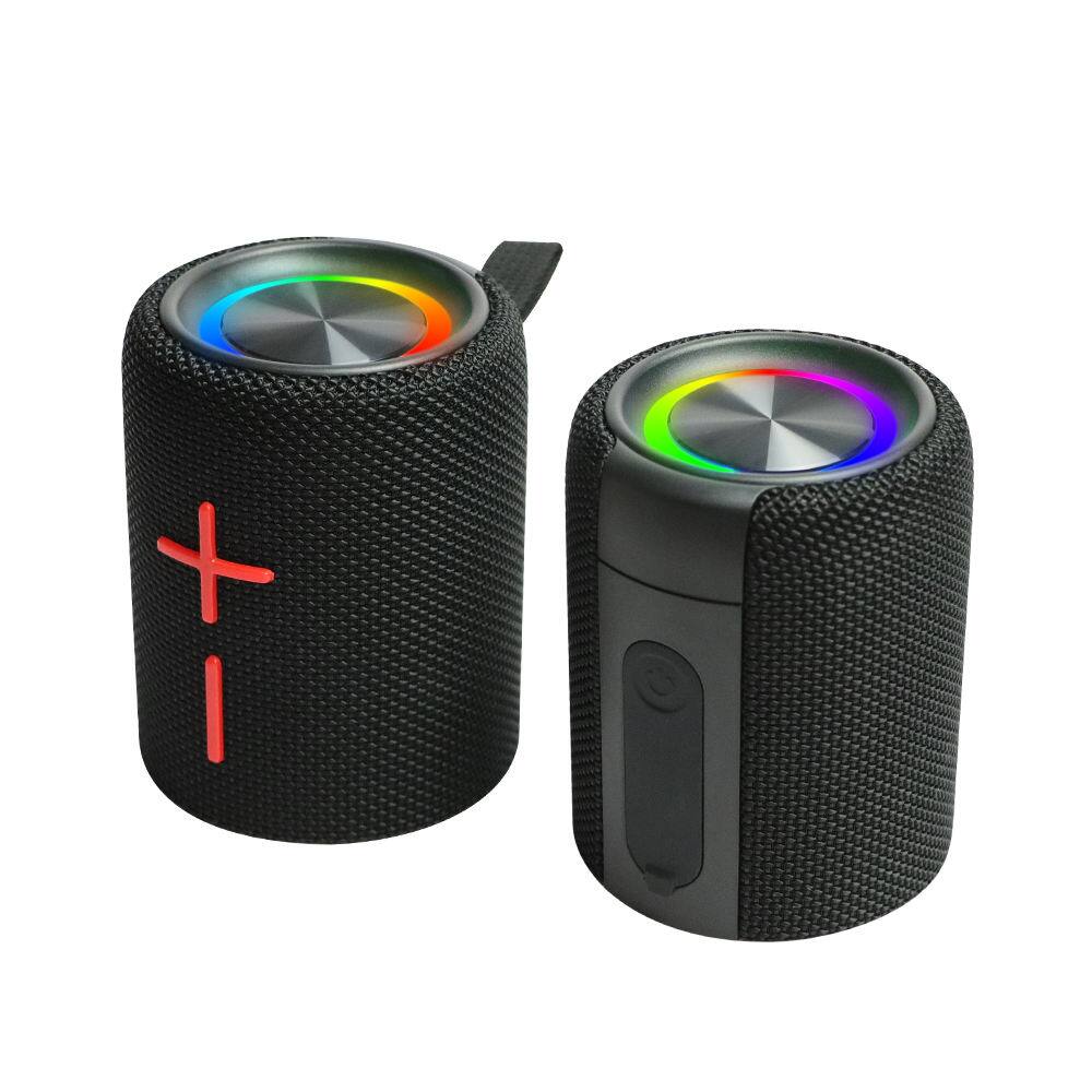 Left. PRIMEPLUS - Magnetic 2-in-1 Wireless Speaker, IPX6 Waterproof Bluetooth 5.3 Colorful Lights Split Design for 360° & Stereo Sound - S11.