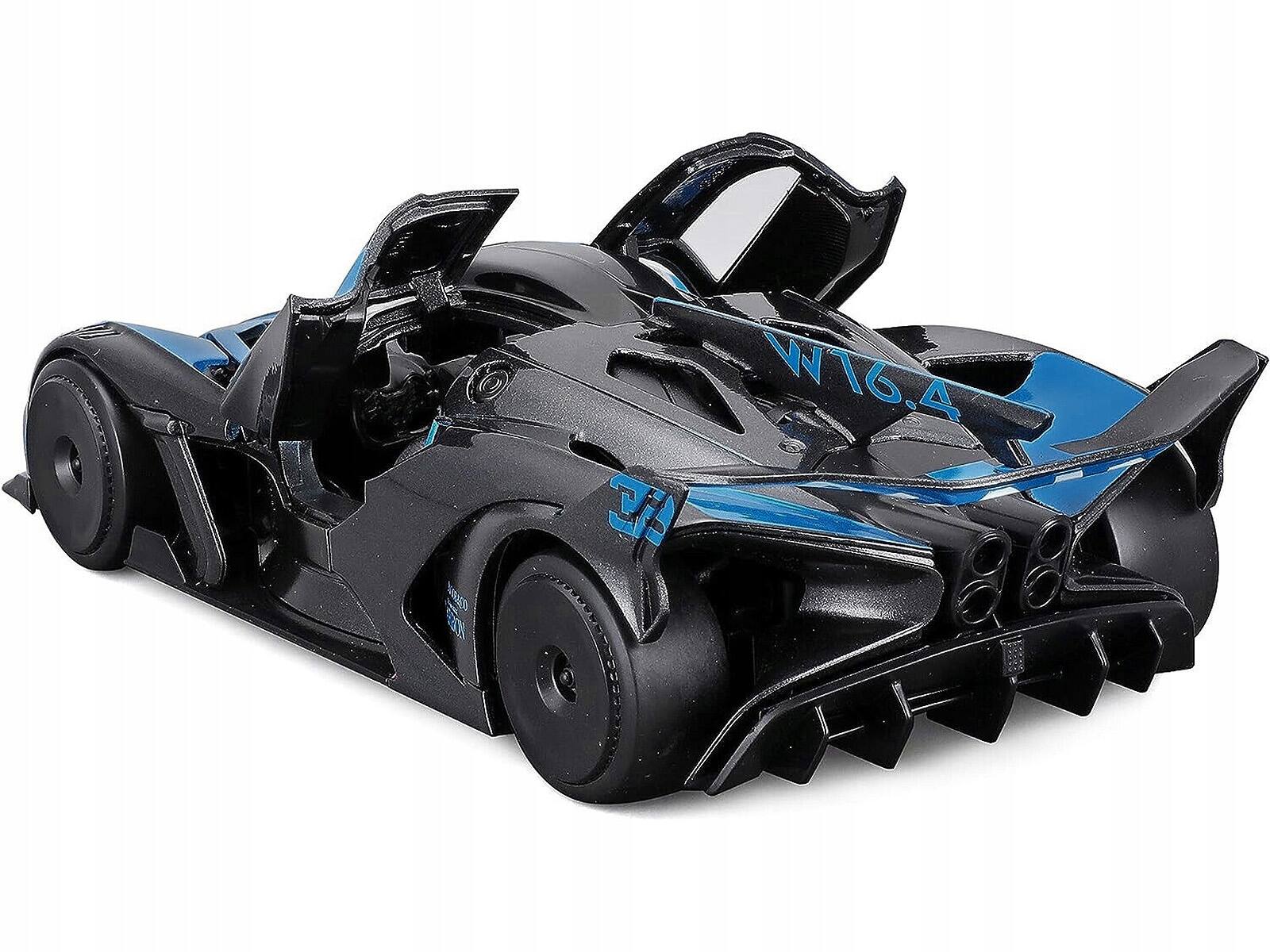 Alt View 3. Maisto - Bugatti Bolide Blue and Black Metallic "Special Edition" Series 1/24 Diecast Model Car by Maisto.