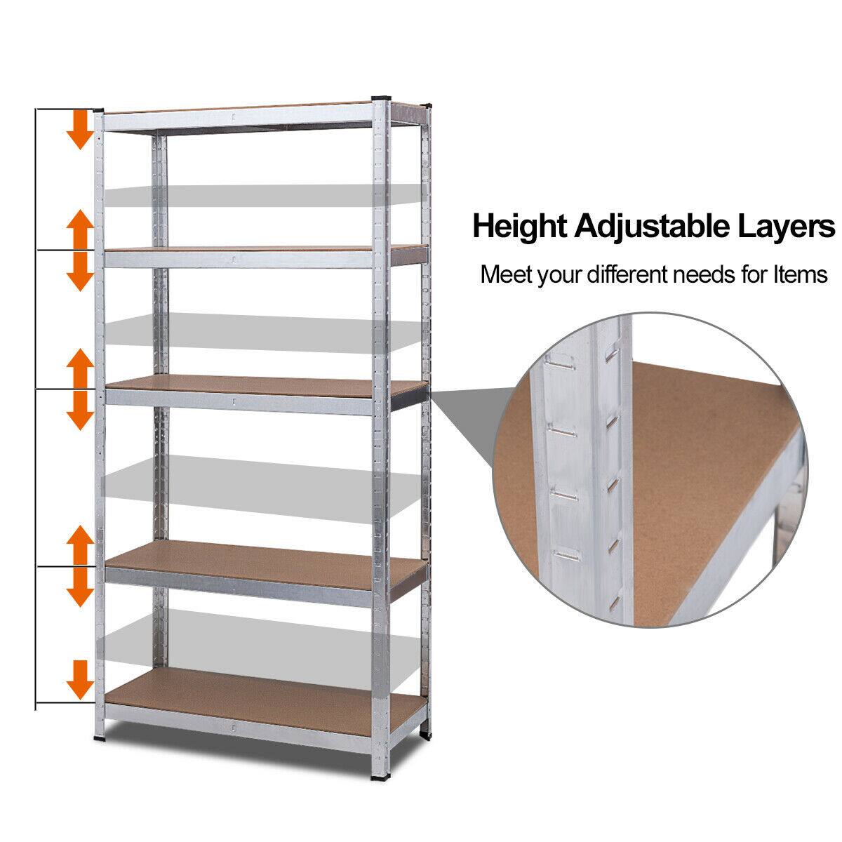 Height Adjustable Layers  
Meet your different needs for items