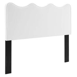 Athena Performance Velvet Full/Queen Headboard by Modway - White